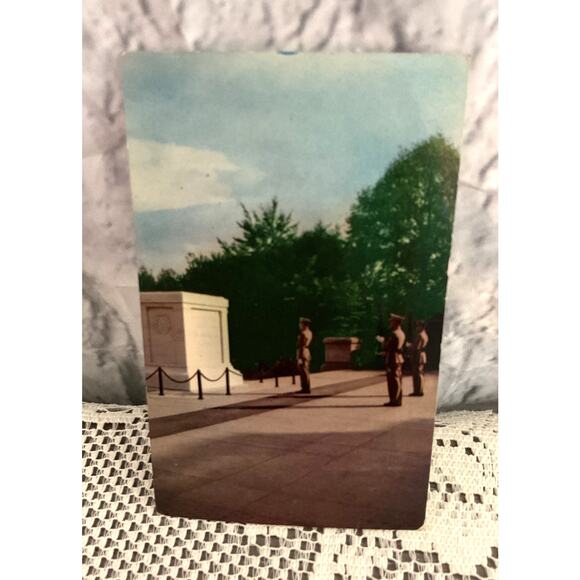 Vintage Picture Postcard Tomb Of The Unknown Soldiers Washington DC. - Picture 2 of 6